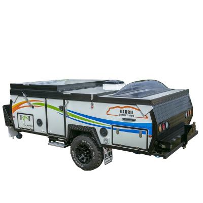 China Blue+white economical and practical RVHOMELAND campers travel trailers for sale