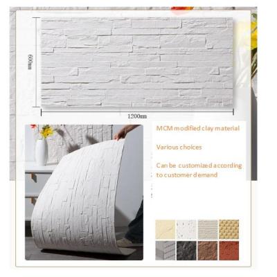 China Modern Factory wholesale saipan age trace flexible tiles cultural stone soft tile for interior & exterior wall or ceiling decoration for sale