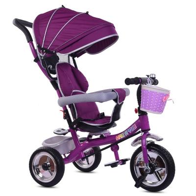 China 4 eco-friendly material in 1 baby tricycle baby stroller tricycle cheap kids push tricycle wholesale for sale