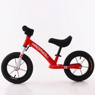 China Safety And Weight Light Up Mini No Pedal Baby Balance Bike /12 Inch Pneumatic Tire Baby Balance Bike 2 Wheels Kids Push Bike for sale