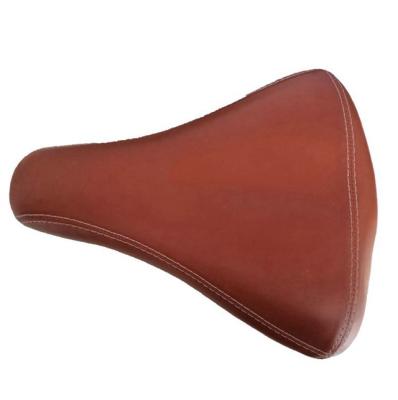 China Motion factory price comfortable bicycle saddle springs manufacturer brown leathersaddle bag bike for sale