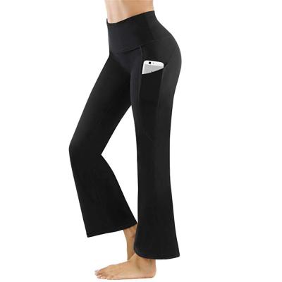 China Breathable Yoga Pants Workout Tummy Control 4 Way Stretch Sport Pants For Outdoor Yoga Retraining for sale