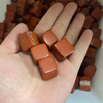 China Wholesale High Quality Natural Quartz Jasper Crystals Healing Stones Crystal Red from China Cubes Quartz Crystal Block 1-2Cm for sale