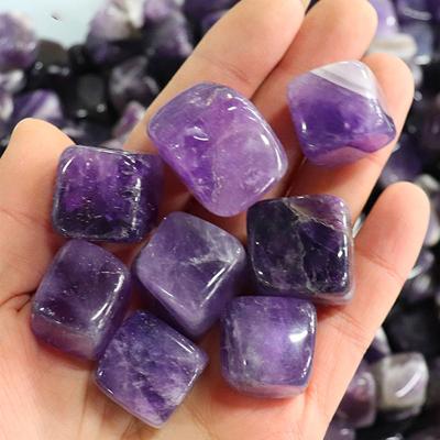 China Wholesale Natural High Quality Quartz Crystal Block Crystal Cubes 1-2Cm Amethyst Quartz Cube Crystals Healing Stones From China for sale