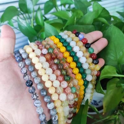 China China Wholesale Natural Healing 8/10/12mm Crystal Jade Beads Gemstone Crystal Beads For Bracelet Natural Stone for sale