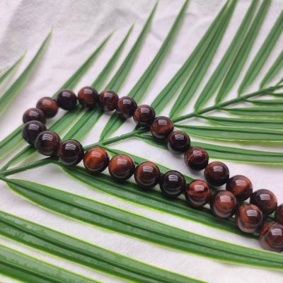 China 2022 China Wholesale Natural Healing Blue Purple Red GaxalyTiger Dream Eye Crystal Beads 8/10mm For DIY Crystal Bracelets for sale