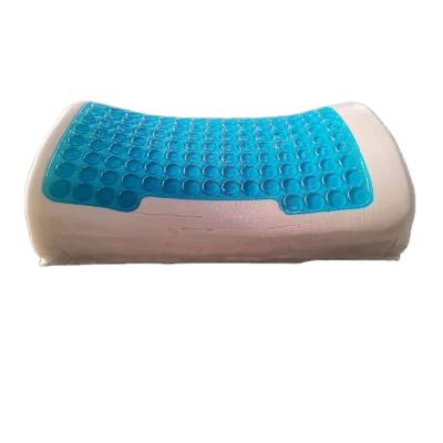 China Viable Promotional Good Quality Foam Gel Lumbar Support Waist Support Memory Foam Massage Lumbar Cushion for sale