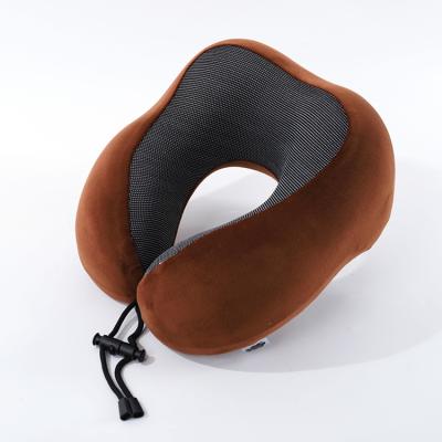 China PORTABLE Car Seat Headrest Neck Rest Cushion Neck Pillow Memory Foam For Sleeping for sale