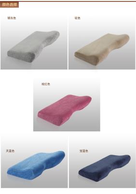 China New Type Good Price Comfortable Squishy Memory Foam Portable Orthopedic Pillow for sale