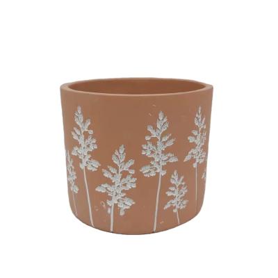 China Europe Mid Century Eco-friendly Planters Flower Ceramic Flowerpot Garden Plant Pots Flower Planter For Home And Garden Decoration for sale