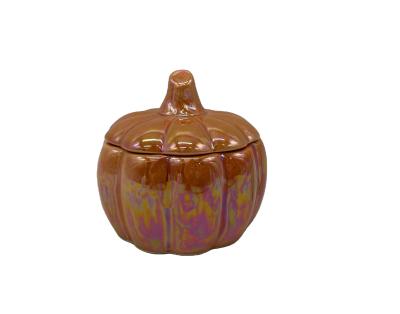 China Halloween Decoration Ornament Hot Sell Europe Europe Pumpkin Pearlized Jewelry Box For Home Decor for sale