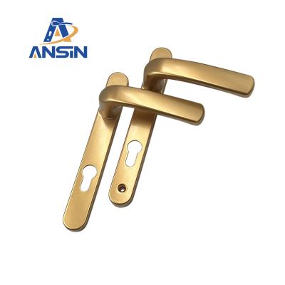 China Modern Pull Security Door Handles Stainless Steel Gold Thumb Bags White Accessories OEM PVC Box Window Wood Packing Hardware for sale