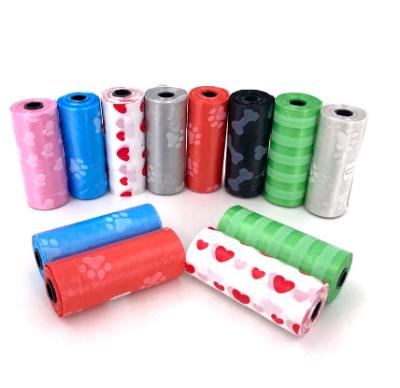 China Stored 15Roll Dog Poop Bags Dispenser Collector Waste Puppy Cat Pooper Scooper Pet Poop Bag for sale