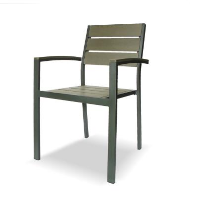 China Plastic Wood Sillas Chair Plastic Wooden Bistro Dining Chair Used In Restaurant for sale