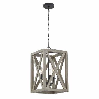 China Farmhouse New Design Hanging Light For Hall Dining Room Foyer Lantern 4-Light Modern Chandelier for sale