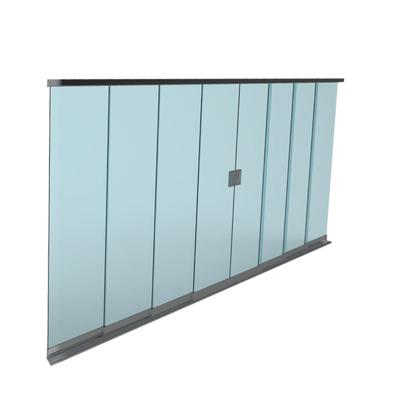 China Doible Modern Custom High Quality Glass Barn Door Sliding Glass Doors Aluminum for sale