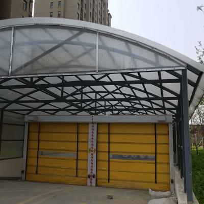 China Industrial Custom High Speed ​​Rapid Stacking PVC Door Sliding PVC Door System for sale