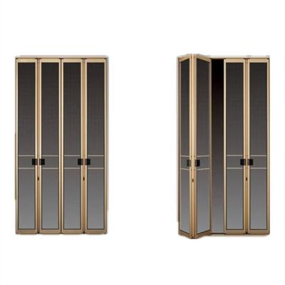 China China Alibaba Sliding Customized New Crystal Folding Door for sale