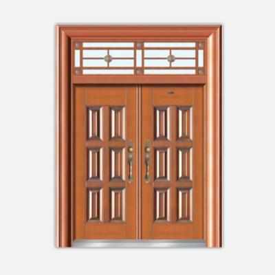 China 2020 Modern Luxury Residential Villa Entrance Most Elegant Design Turkish Steel Door for sale