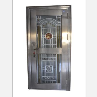 China Sliding Stainless Steel Security Door Grill Design High Quality High Quality Stainless Steel Security Door for sale