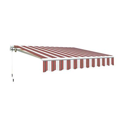 China sunshading rain awning for shop sun shade tent full front cassette motorized tent used aluminum metal frame tent for sale