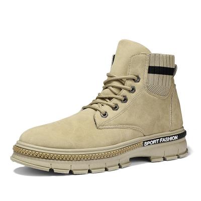 China Roman Boot 2021 New Martin Boots High Top Fashion Men's Boots Casual Shoes Retro for sale