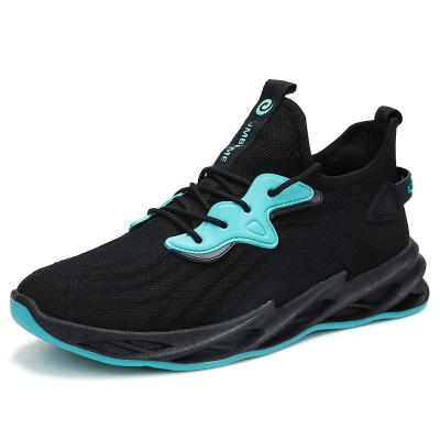 China 2022 New PVC Men's Shoes Thick Sole Running Shoes Breathable Sports Shoes for sale