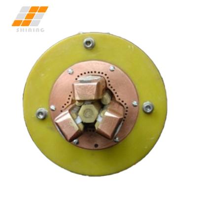 China TJ inner cavity of three-column spline bell-shaped shell quench T2 copper spline leg inductor for outdoor quenching for sale