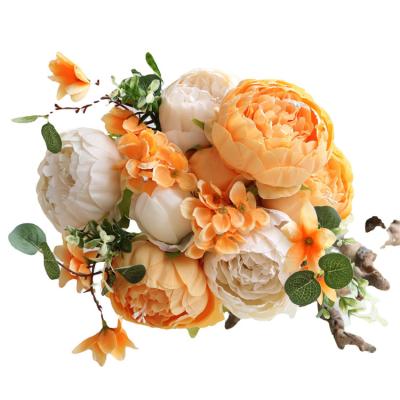 China New design products artificial flower popular silk peony natural looking for home decoration for sale