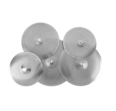 China Low Cost Musoo Low Volume Mute Splash Cymbals Pack For Practice for sale