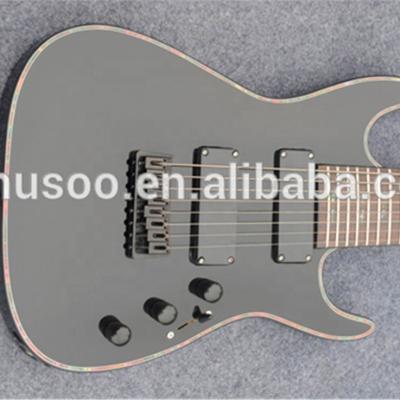 China Musoo Brand 8string Mahogany Electric Guitar in Black for sale