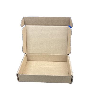 China Recycled Materials Custom Design Corrugated Plane Foldable Packaging Shoes Box for sale