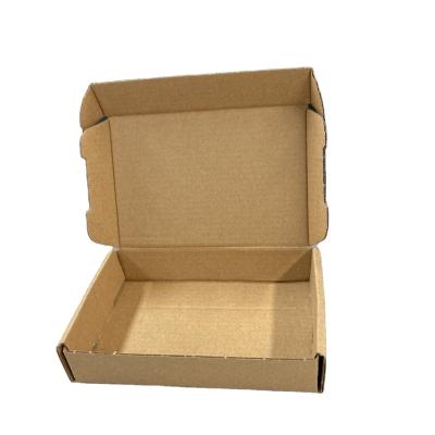 China Custom Made Corrugated Materials Brown E-commerce Airplane Mailer Ad Packaging Tissue Cardboard Paper Corrugated Box For Apparel for sale