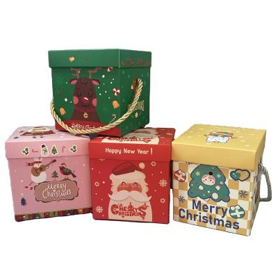 China Recycled Materials Wholesale Custom Food Box Paper Box Cheap Christmas Candy Gift Packaging Box For Luxury Shipping Gift for sale