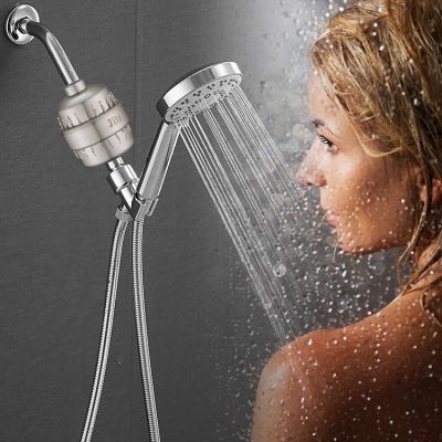 China With Saving Luxury Handheld Hot Water Ozone Diverting Sale Shower Head Filter Main Filter Filtration for sale