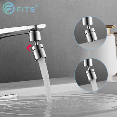 China Modern All Copper Pressurized Splash Proof Household Faucet Shower Extension Kitchen Basin Faucet Bubbler for sale