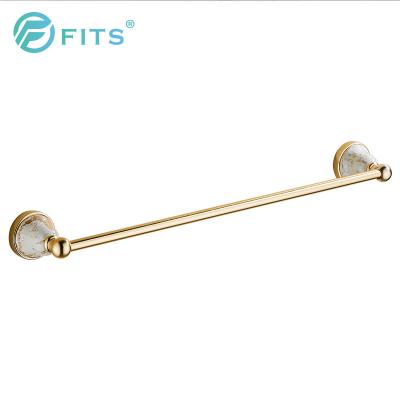 China Heater Custom Extension Gold Towel Bar Self Adhes 3.8g Wall Mounted Towel Rack for sale