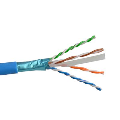 China PC SIPU High quality blue pvc Jacket rj45 netword cable SFTP cat6 lan cable for telecommunication for sale