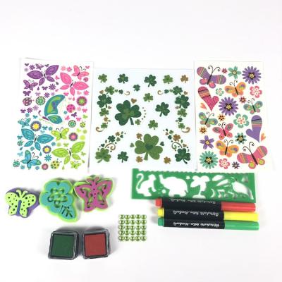 China Fashion Body Art Tattoos Kit Kids Educational Toys Learn Craft 3 D Stickers W0052 for sale