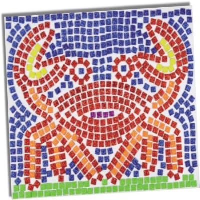 China Sticky Mosaics Picture Art Learning Toys Kids Maker Paper Stickers for Craft JC210028 for sale