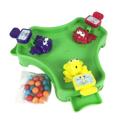 China 2021 Hotsale China Child Safety Games For Kids Indoor Hungry Frogs Desk Game Playset JC170068 for sale