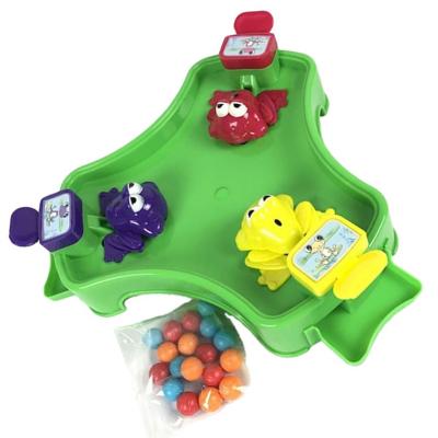 China Fun Family Children Educational Fun Frog Eating Hungry Bean Frog Toys JC170068 for sale