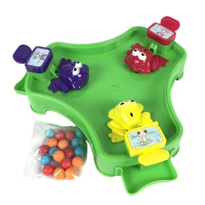 China cramble for pea kids hungry crocodile and frog indoor games eat Bean Interactive Board Game Toys JC170068 for sale