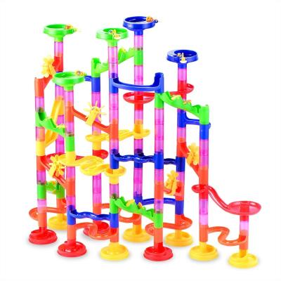 China Marble Creative Race Set Gift 105pcs Diy Race Building Block Toys JC160065 for sale