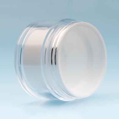 China Modern Empty Jars Plastic Cosmetic Jar Bottles Container Eye Cream Jar Refillable Cosmetic Jar Vials For Cream Bottles for sale