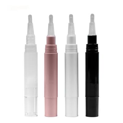 China Empty Custom Cosmetics Pen Gel 5ml Logo Label Containers Lip Gloss Tubes Large Modern Rotary Cute Pen Brush for sale