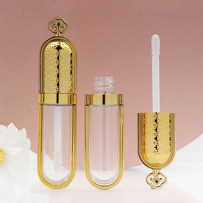 China 2022 Modern New Round Shape Large Empty Cosmetic Wand Lip Gloss Container Tubes 5ml Lip Gloss Packaging Tubes for sale