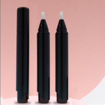 China New Modern Tube Nail Polish Press Tube Gel Nail Tip Glue Glue Plastic Black And White Gel Nail Polish Dispenser Bottle for sale