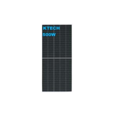 China KTECH 210mm Full Home Solar Panel Half Cut 48 Volt 500watt 490 Watt 4955 Watt 210mmx210mm Solar Panels for sale