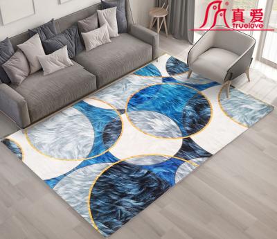 China Digital Printing Washable Carpet Bedroom Used Fixed Glossy for sale